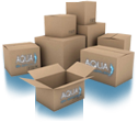 Aqua Spa Supplies shipping boxes